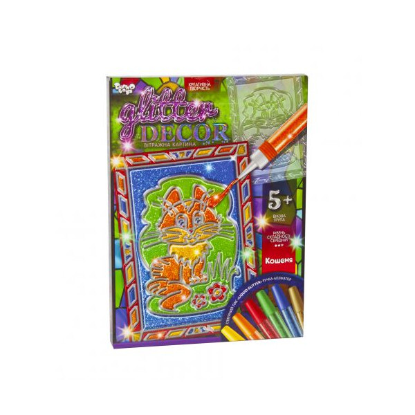 

Набор для креативного творчества Toysi Glitter Decor Котенок (TOY-47748)