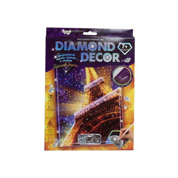 

Набор для творчества Dankotoys Diamond Decor: Эйфелева башня (TOY-35029)