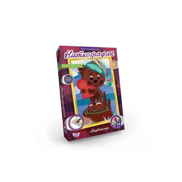 

Набор для творчества Dankotoys Ниткография: медвежонок (TOY-45062)