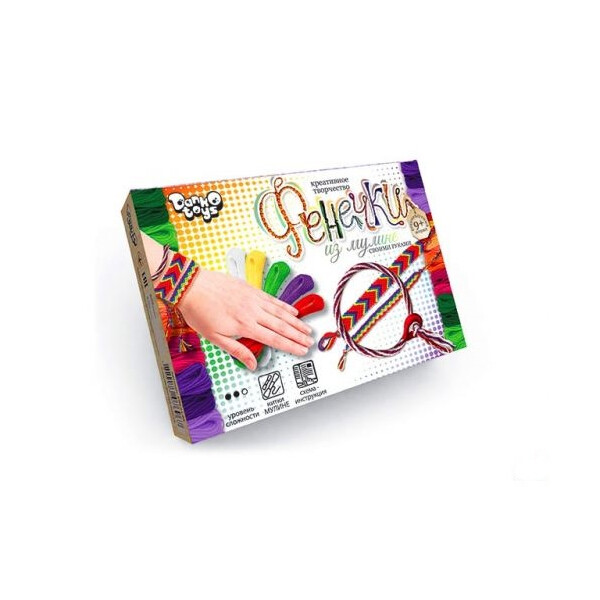 

Набор для творчества Dankotoys Фенечки из мулине (TOY-40886)