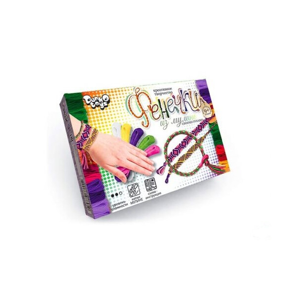 

Набор для творчества Dankotoys Фенечки из мулине (TOY-40885)