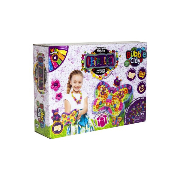 

Набор креативного творчества Dankotoys Шкатулка Bubble Clay Бабочка (TOY-59793)