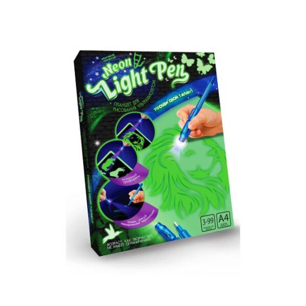

Набор креативного творчества Dankotoys Neon Light Pen Лев (TOY-51216)