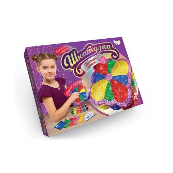 

Набор для творчества Dankotoys Сияющий блеск: шкатулка (TOY-33230)