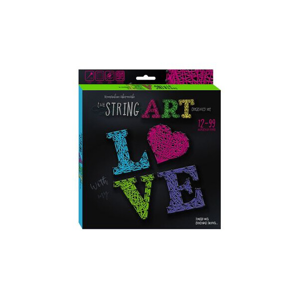 

Набор креативного творчества Dankotoys String Art STRA-01-03 Love (TOY-101263)