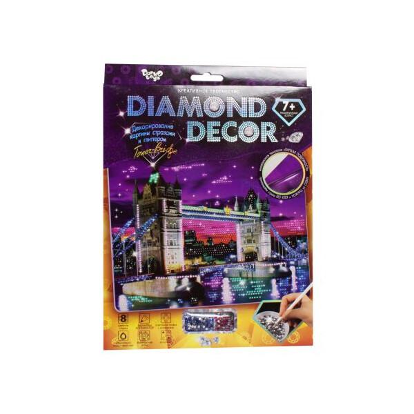 

Набор для творчества Dankotoys Diamond Decor Тауэрский мост (TOY-56102)