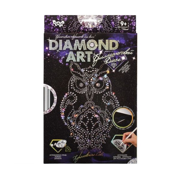 

Набор для креативного творчества Toysi DIAMOND ART DAR-01-02 Сова (TOY-101235)