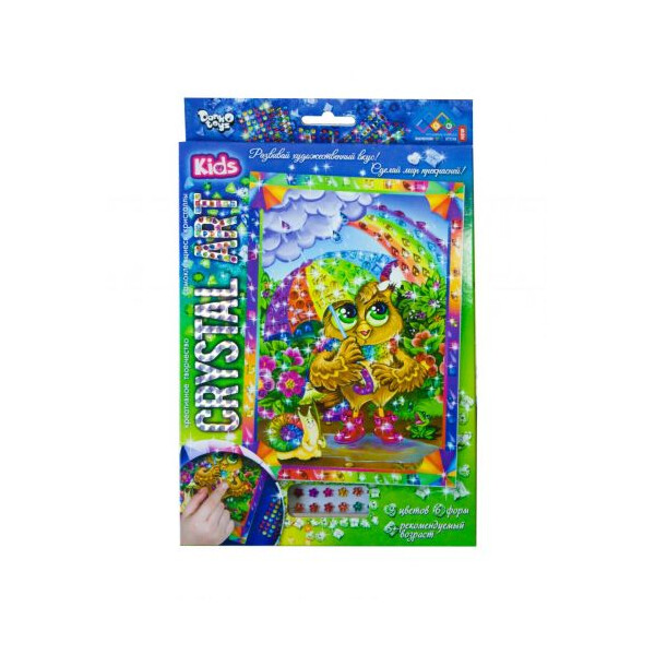 

Набор креативного творчества Dankotoys CRYSTAL ART KIDS CArt-01-10 Сова (TOY-101260)