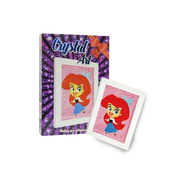 

Набор для творчества Strateg Crystal art Русалочка (TOY-41502)