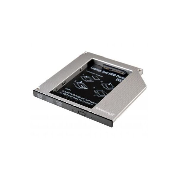 

Фрейм-переходник Grand-X HDD 2.5'' to notebook 9.5 mm ODD SATA/mSATA HDC-24N