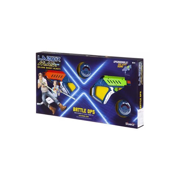 

Игрушечное оружие Silverlit Lazer M.A.D. Двойной набор 2 бластера, 2 мишени LM-86845