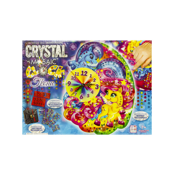 

Набор для творчества Danko Toys Mosaic Clock Пони (2477)