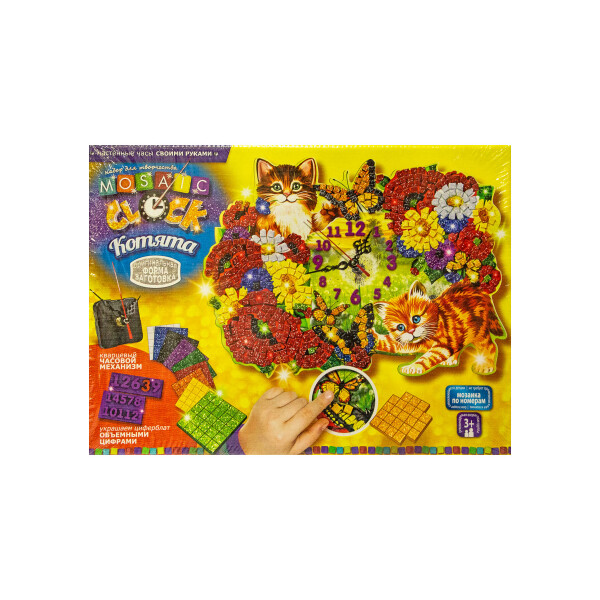 

Набор для творчества Danko Toys Mosaic Clock Котята (2476)