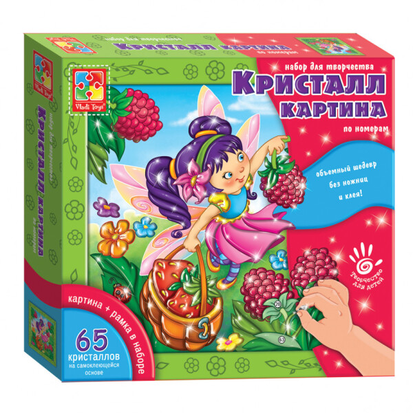 

Кристалл картина Vladi Toys Фея VT4010-04 рус