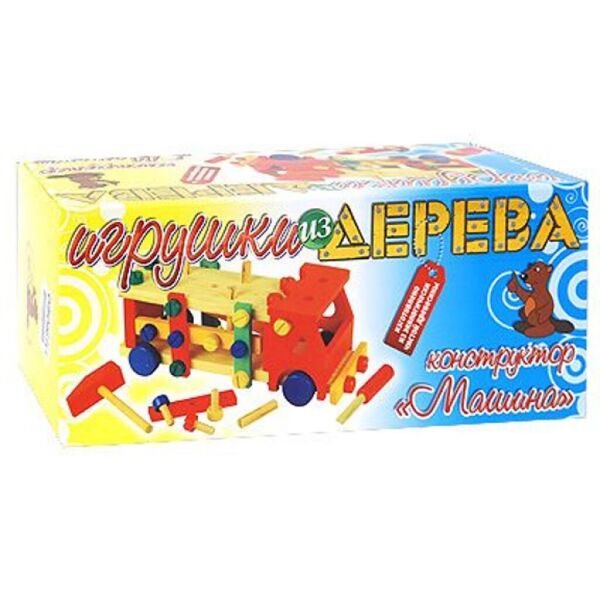 

Конструктор Мир деревянных игрушек Машина Д033