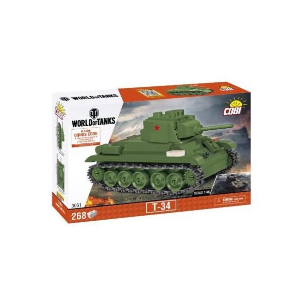 

Конструктор Cobi Танк Т-34, 268 деталей COBI-3061