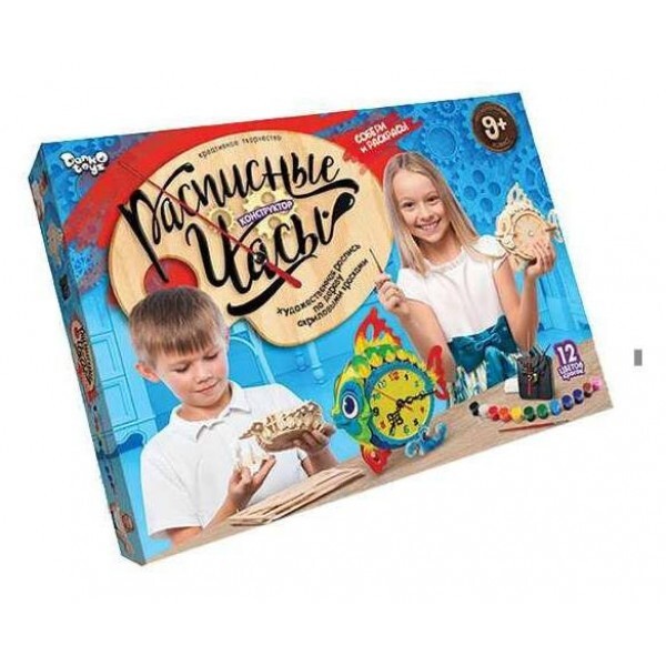 

Набор креативного творчества Danko Toys Расписные Часы конструктор (6786DT)