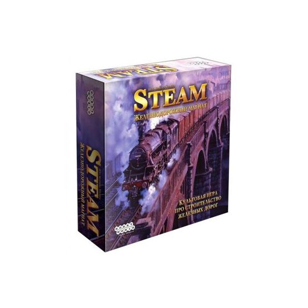 

Настольная игра Hobby World Steam. Железнодорожный магнат 1305