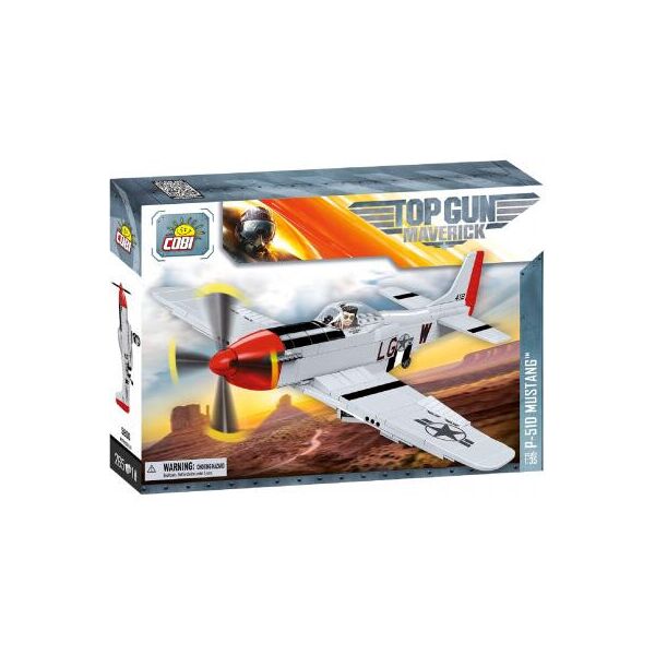 

Конструктор Cobi Топ Ган 2 Истребитель P-51 Мустанг 262 детали COBI-5806
