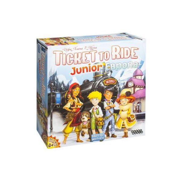 

Настольная игра Hobby World Ticket to Ride Junior: Європа 6+ 1867