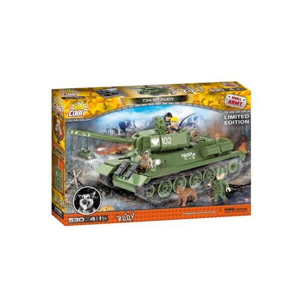 

Конструктор Cobi Четыре танкиста и собака, 530 деталей COBI-2486A