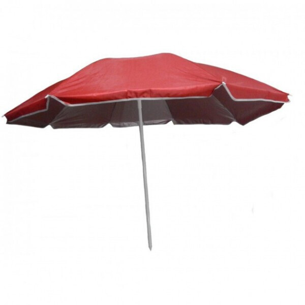 

Зонт пляжный Stenson Colors D2м, серебряное напыление, в чехле красный MMS-MH-0039-COLORS