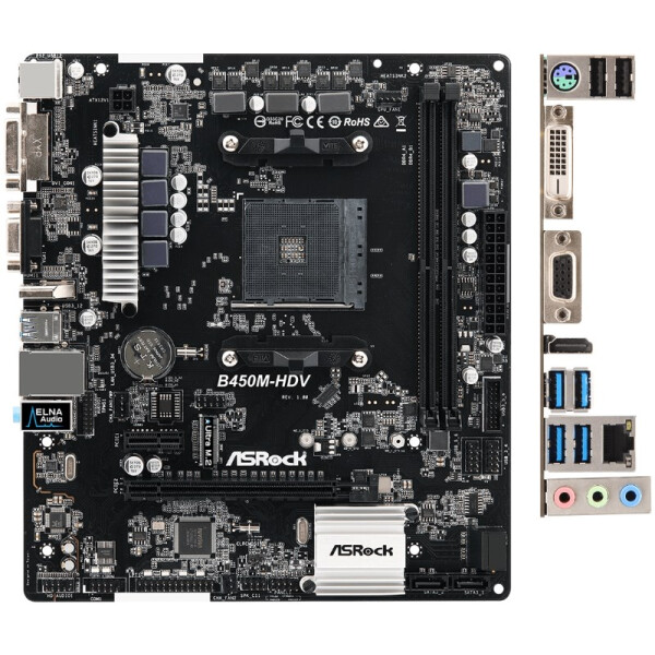 

Материнская плата ASRock B450M-HDV