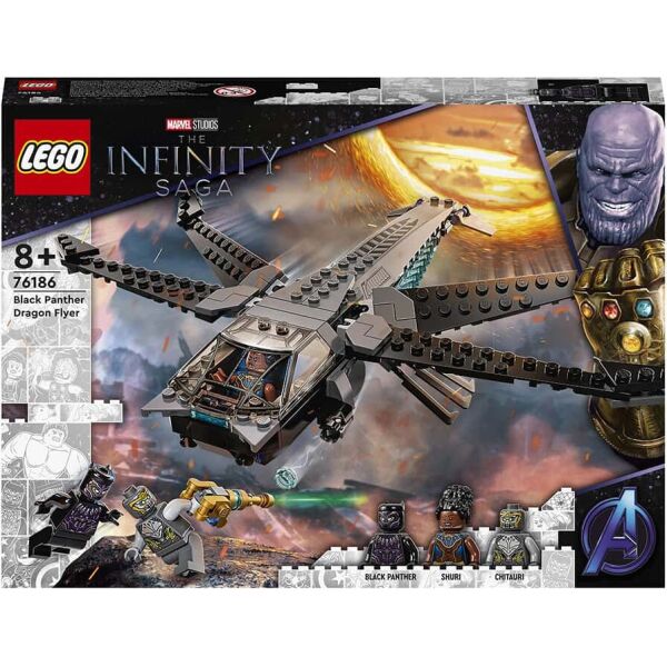 

LEGO Super Heroes Флаер-дракон Черной Пантеры (76186)