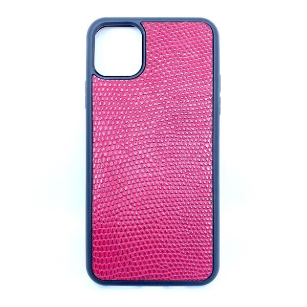 

Чехол CaZe для iPhone 11 кожа Игуаны красный