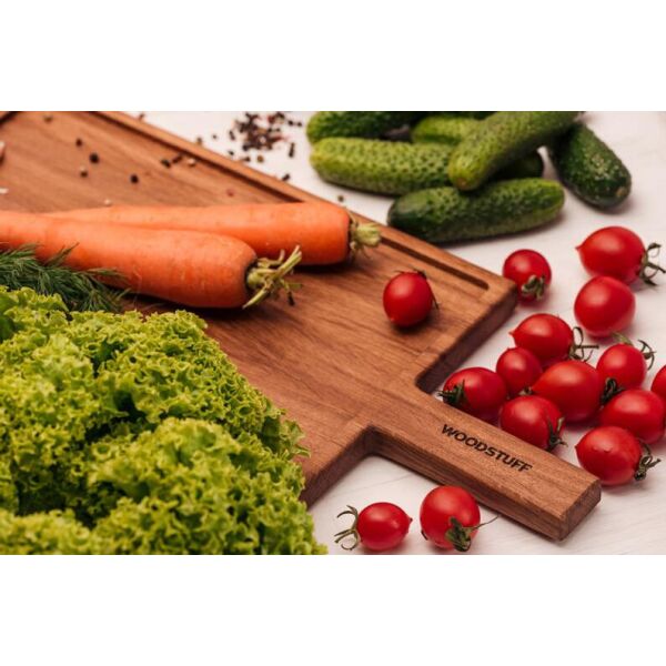 

Большая деревянная разделочная доска из дуба Woodstuff M 32x24 см Дуб (wds_0124)