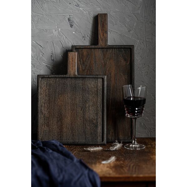 

Большая разделочная доска из тёмного дуба, набор из 2 штук Woodstuff Коричневый (wds_0124d + wds_0125d)