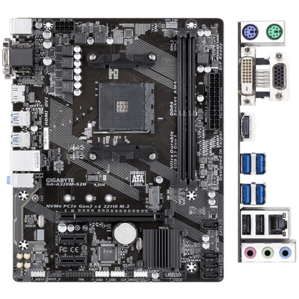 

Материнская плата Gigabyte GA-A320M-S2H