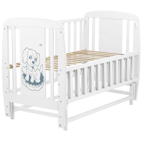 

Кровать Babyroom Собачка маятник белый 625365