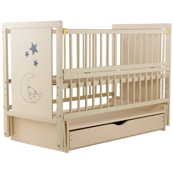 

Кровать Babyroom Медвежонок M-03 бежевый 624465