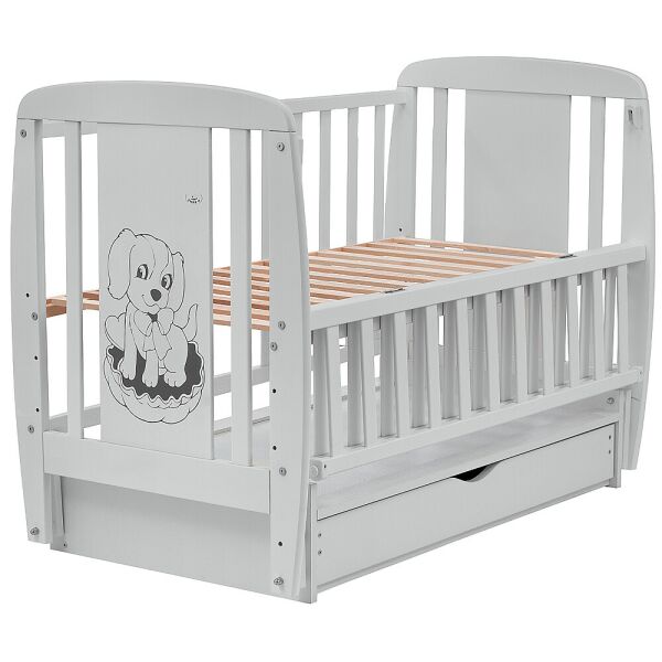 

Кровать Babyroom Собачка серый 625294