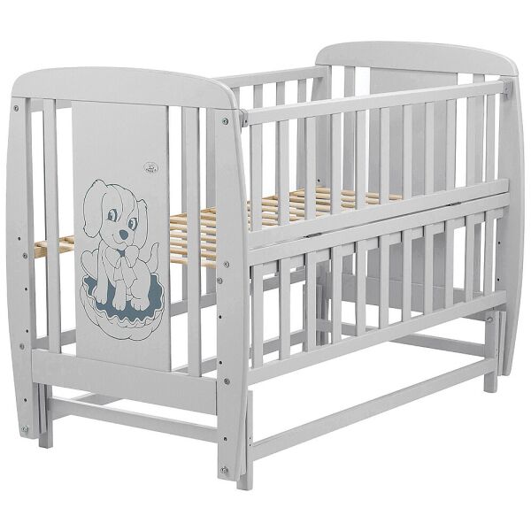 

Кровать Babyroom Собачка маятник серый 625367