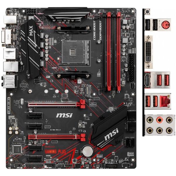 

Материнская плата MSI B450 Gaming Plus Max