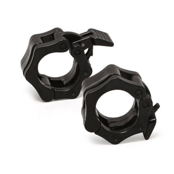 

Замки для олимпийского грифа EasyFit Lock Jaw 50 мм (пара) (на штангу под блины-диски 50 мм) черные