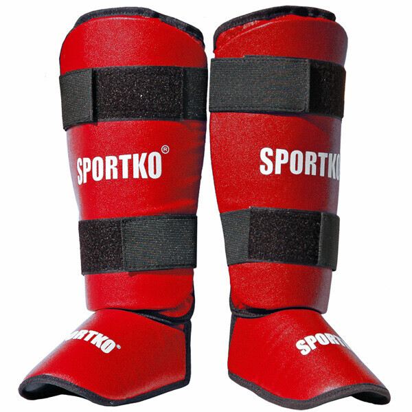 

Захист для гомілок SportKO 331 - червоний/L