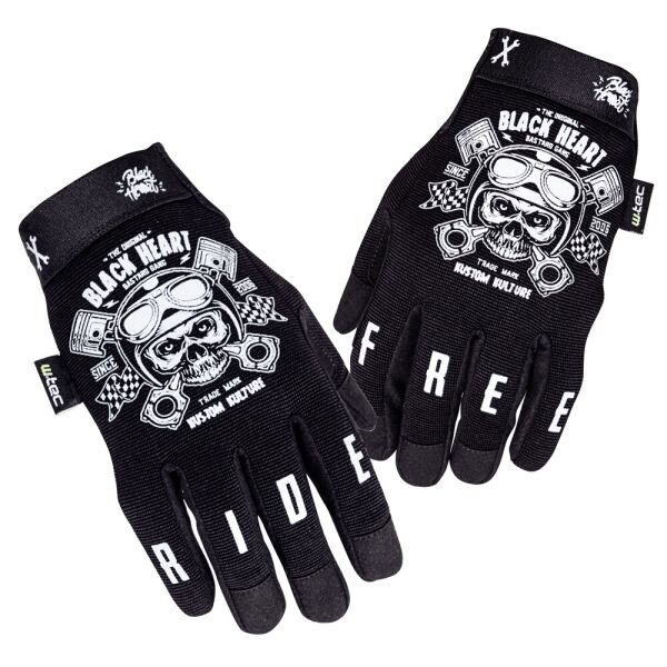 

Мото-рукавиці W-TEC Black Heart Piston Skull - розмір XL/чорний