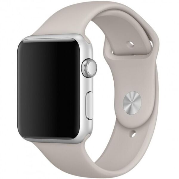 

Силиконовый ремешок Silicone for Apple Watch 42/44mm Stone
