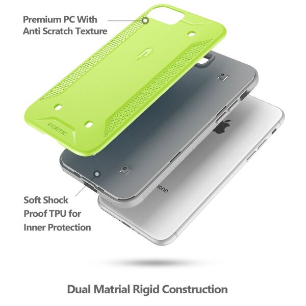 Poetic Quarterback Case чехол для iPhone 7/8 Plus, Green/Gray