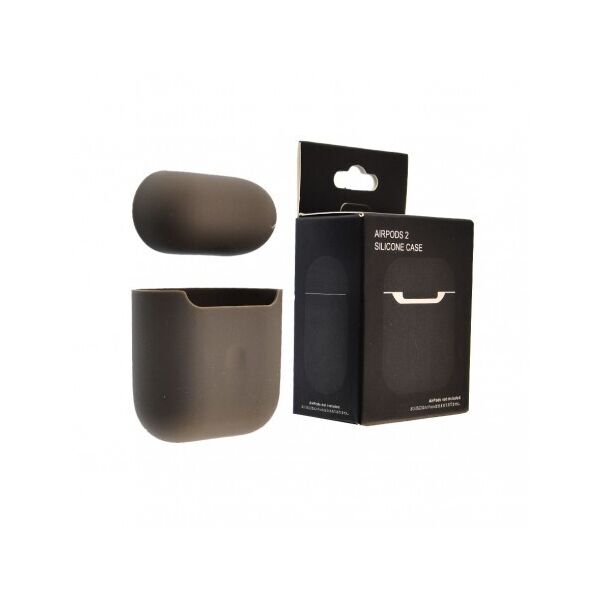 

Силиконовый чехол Silicone Case для наушников Apple AirPods 1/2 ультра-тонкий Lavander gray