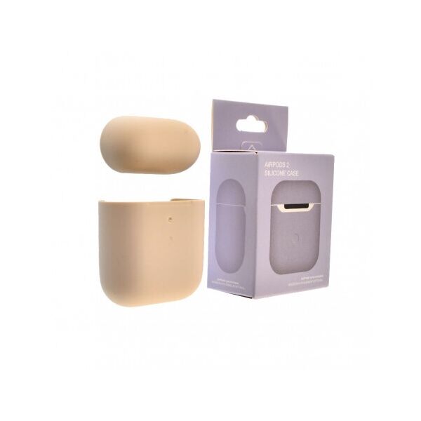 

Силиконовый чехол Silicone Case для наушников Apple AirPods 1/2 ультра-тонкий Stone