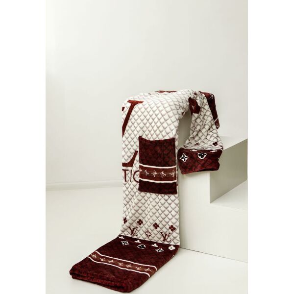 

Плед с рукавами и карманами из микрофибры "LV" MyGift Premium, 200х160 см