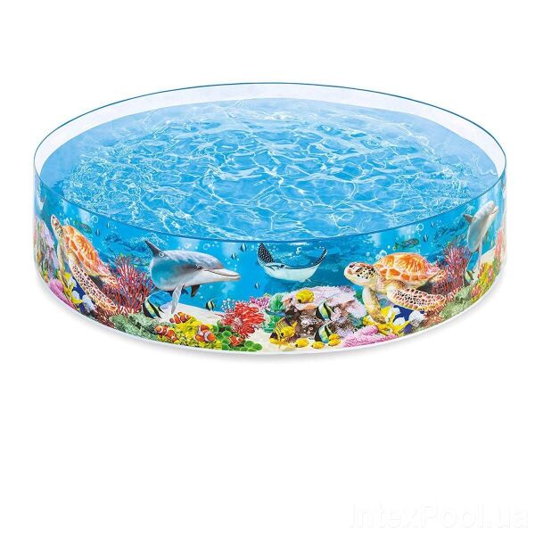 

Детский каркасный красочный бассейн "Коралловый риф" INTEX 58472 (244 х 46 см)