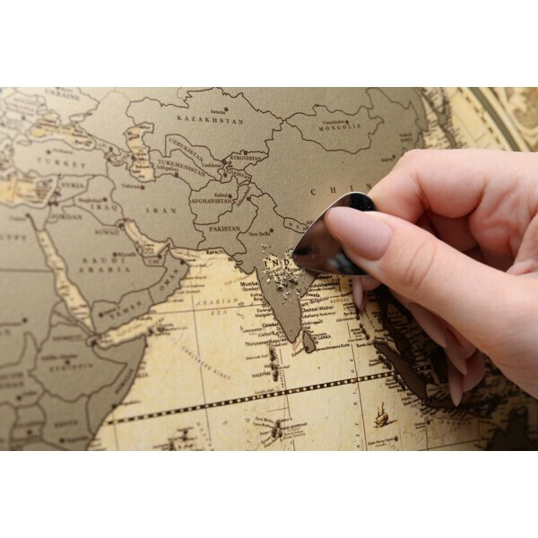 

Подробная скретч карта мира MyGift Special edition ENG в оригинальном тубусе, 61x40 см