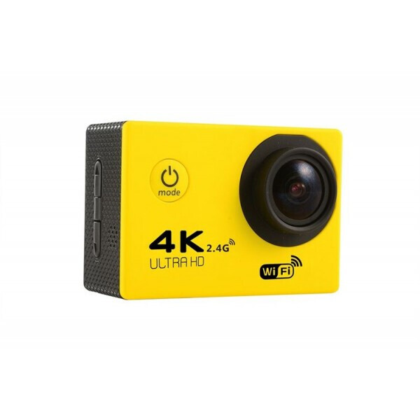 

Экшн камера Sports Yellow F60R - 16MP Full HD 4K c Wi-Fi и пультом ДУ