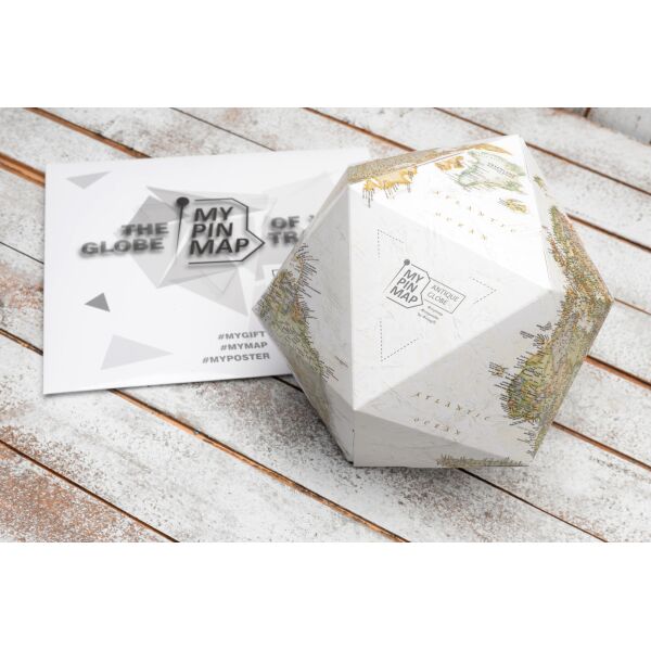 

Об’ємний 3D Пін Глобус MyGift – My Pin Map Globe Antique