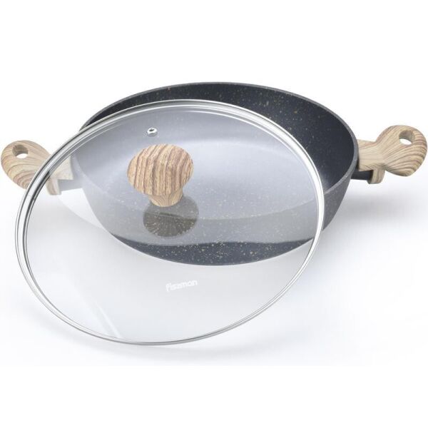 

Сотейник Fissman Black Cosmic Ø26см, 2.85л с покрытием Platinum